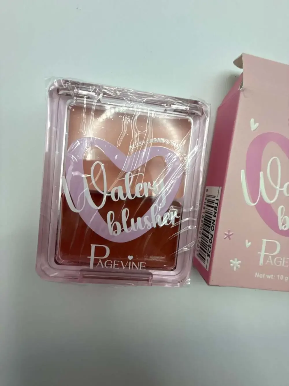 Pagevine Watery Blusher Cream & Watery Blush Duo in Sunshine Fig